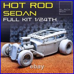 118 Scale HOT ROD SEDAN Full Model Kit-Unnasembled & Unpainted