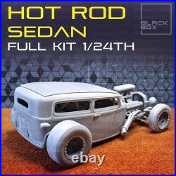 118 Scale HOT ROD SEDAN Full Model Kit-Unnasembled & Unpainted