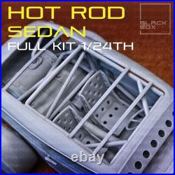 118 Scale HOT ROD SEDAN Full Model Kit-Unnasembled & Unpainted