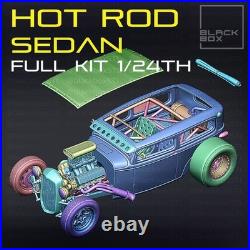 118 Scale HOT ROD SEDAN Full Model Kit-Unnasembled & Unpainted