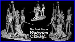 120mm resin kits Last Stand Imperial Old Guard Waterloo. 6 x figs by Carl Reid