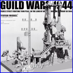 135 resin figure model kit Original Battle 1944 Soldier with Scene Unassembled