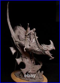 160mm Resin Figure Model Kit Fury Dragon Monster Soldier unpainted unassembled