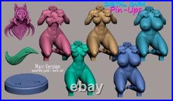 18+ Digital Dark Pin-Ups NSFW Slave Kitsune Resin (14-124 scale) Figure