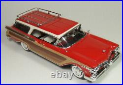 1957 Mercury Colony Park 4 dr. Station Wagon Pro Built Resin 1/25th Modelhaus