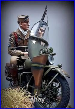 19 Resin Figure Model Kit Soldier Unassembled Unpainted (NO Motorcycle)
