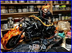 1/10 Ghost Rider Statue Resin Model Kits GK Collections Figure Gifts Painted New