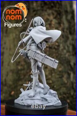 1/10 or 1/8 Scale Attack On Titan Mikasa Akerman Resin Figure Kit