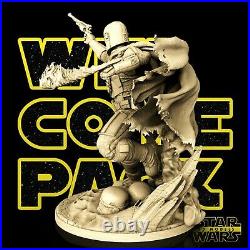 1/12, 1/10,1/8 or 1/6th scale Scale Star Wars The Mandalorian Resin Figure Kit