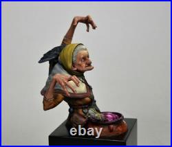 1/12 BUST Resin Figure Model Kit Female Witch Sorceress Fantasy Unpainted