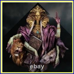 1/12 Scale Die-Cast Resin Bust Model Kit Ancient Mythical Demon Statue Unasse
