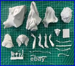 1/12 Scale Die-Cast Resin Bust Model Kit Ancient Mythical Demon Statue Unasse