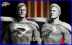 1/12th, 1/10th, 1/8th or 1/6th Scale B3Dserk Design Classic Superman Resin Kit