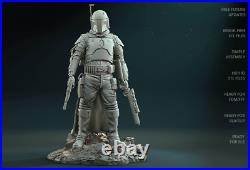 1/12th, 1/10th, 1/8th or 1/6th scale Book of Boba Fett, Boba Fett Resin Figure K