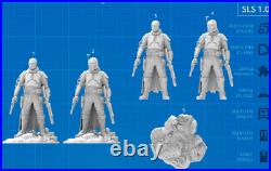 1/12th, 1/10th, 1/8th or 1/6th scale Book of Boba Fett, Boba Fett Resin Figure K