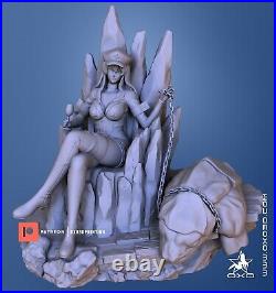 1/12th, 1/10th or 1/8th Scale OxO3D Akame Ga Kill Esdeath Resin Kit