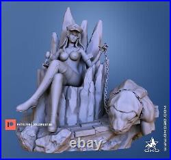 1/12th, 1/10th or 1/8th Scale OxO3D Akame Ga Kill Esdeath Resin Kit