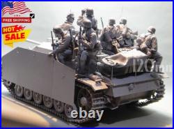 1/16 Resin figures model WW II US tank crew 8 man Unpainted Unassembled(No Tank)