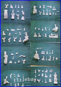 1/16 Resin figures model WW II US tank crew 8 man Unpainted Unassembled(No Tank)