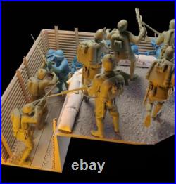 1/16 Scale German and French Soldiers13 Set WW I Resin Figures Kits Toys