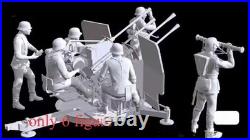1/16 Scale WwII German Anti-aircraft Artillery 6 Figures Model Kit Resin Printed 1/16 Scale WwII German Anti-aircraft Artillery 6 Figures Model Kit Resin Printed