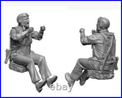 1/18 Legend Production WW2 US Navy Pilot & Rear Gunner Set 2 #LF1809