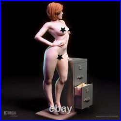 1/24 1/10 1/8 1/6 Scale Model Dana Scully Fan Art Multi Part Resin Kit