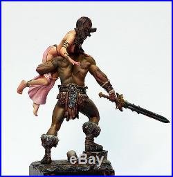 1/24 Conan And Sexy Girl Figures Model resin Kit unpainted Assembly Hobby Toys