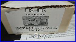 1/24 Fisher Model & Pattern 1967 McLaren M6-A Mark Donohue unbuilt kit Resin