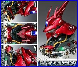 1/24 Scale MSN-04 Sazabi Head Bust Resin Gundam Model Kit Char ka with Led Decals