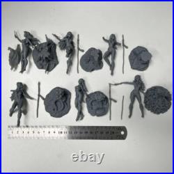 1/24 Scale Resin Figure Model Kit Jungle Wild Girls 6 Unpainted & Unassembled