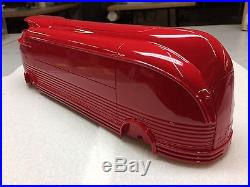 1/25 1/25th scale red Futurliner futuristic bus motorhome resin body