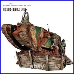 1/32 World War Soldiers Tank Platform Resin Figure Model Kit Unassembled New Toy