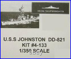 1/350 ISW 4133 USS Johnston DD821 FRAM 1, 1968 Resin & PE Brass Model Kit