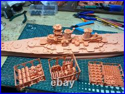 1/350 USS Puerto Rico Cruiser resin model kits 3d Printed