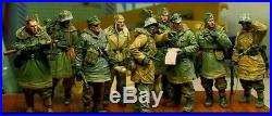 1/35 Scale WWII German Soldiers WW2 Figures Resin Model Kit (9 Figures)