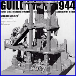 1/35 resin figures model Original Battle 1944 Soldier with Scene unpainted