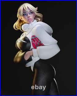1/4 47cm Spider Gwen 3D print figure Model Kit Unpainted Unassembled GK
