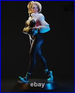 1/4 47cm Spider Gwen 3D print figure Model Kit Unpainted Unassembled GK