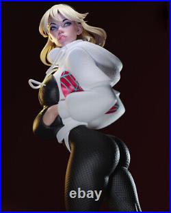1/4 47cm Spider Gwen 3D print figure Model Kit Unpainted Unassembled GK