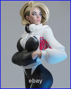1/4 47cm Spider Gwen 3D print figure Model Kit Unpainted Unassembled GK