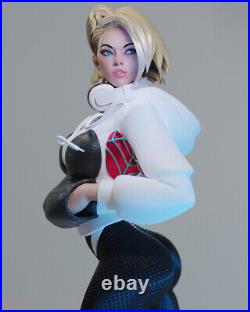 1/4 47cm Spider Gwen 3D print figure Model Kit Unpainted Unassembled GK