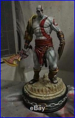 1/4 Kratos God of War Game Model Figure Unpainted Unassembled Good Resin Kit