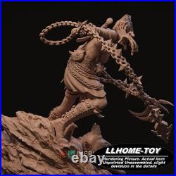1/6 29CM female warrior battle Resin 3d Print Model kit Unpainted statue Figure