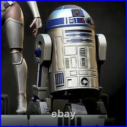 1/6 30cm Star Wars Female Stormtrooper and R2-D2 Resin Figure Model Kit Unpaint