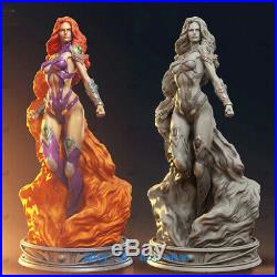 1/6 32.5 Starfire Resin Model Kits Unpainted 3D Printing Sexy Girl Hero Statue