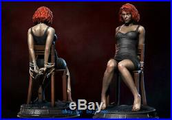 Black Widow Unpainted Beauty Woman 1/24 Resin Figure Model Kit Unassembled New 