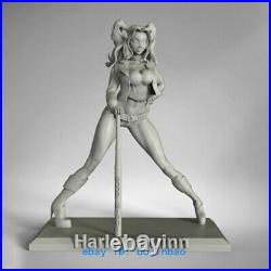 1/6 Female Joker Harley Quinn Resin Model Kits Unpainted 3D Printing Garage Kit