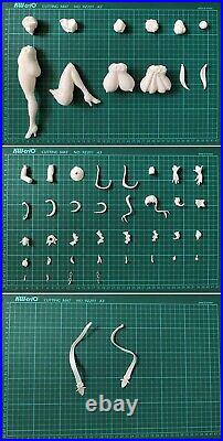1/6 Resin Figure Sexy Hot Dancing Booby Unpainted Model Kit Assembly Toy NEW