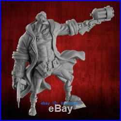 1/6 Scale Hellboy Statue Resin Model Kits Unpainted 3D Printing Garage Kit